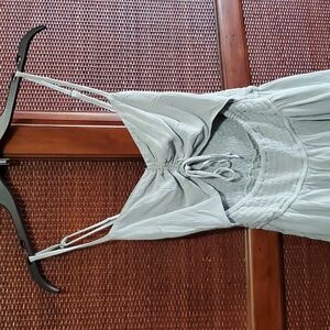 Hollister jumpsuit, light green color, size small.